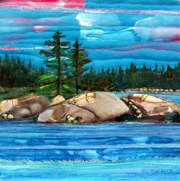 Maine Island Sunset, by Catherine Worthington