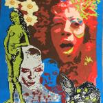 Temptation, tapestry, by Barbara Burns