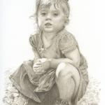 "Everyone's Child" by Bonnie Dickey; colored pencil